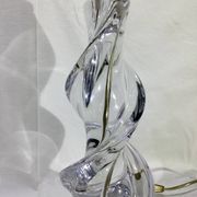 Pied de lampe en cristal de Sèvres
