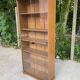 Vitrine anglaise vintage en bois