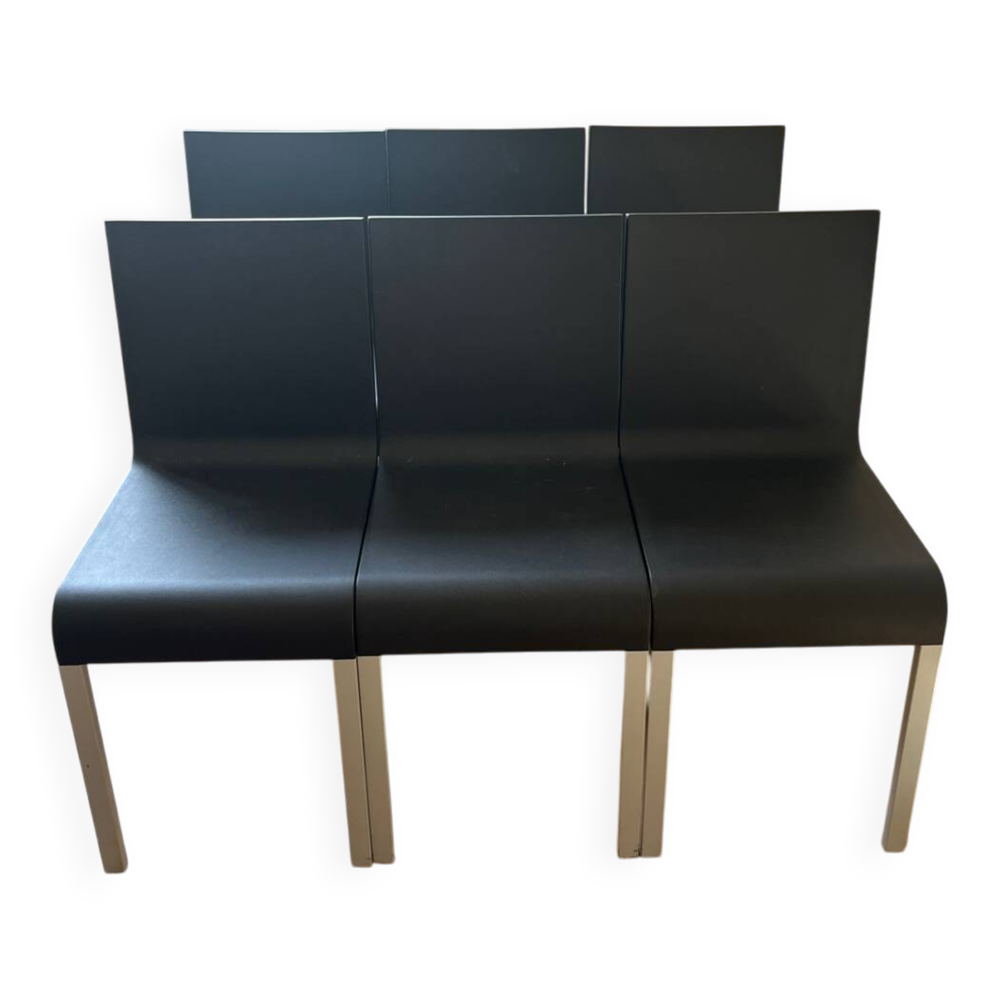 Suite de 6 chaises .03 par Maarten Van Severen pour Vitra