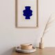 Abstract painting -Mood - Majorelle Blue - signed eawy