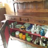 Buffet in solid oak style Louis XIV