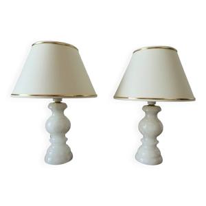 Paire de lampes vintage