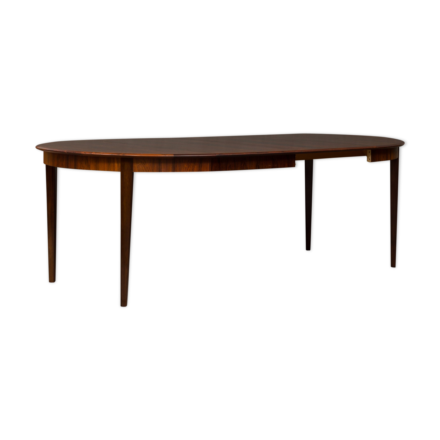 Danish Rio Palisander extension table in original lacquer, 1960s