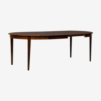 Danish Rio Palisander extension table in original lacquer, 1960s