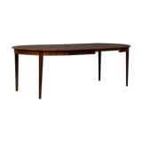 Danish Rio Palisander extension table in original lacquer, 1960s