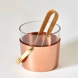 Seau à glace suédoise en cuivre par Ystad Metall