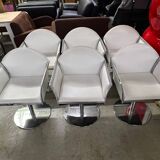 Set of 6 Italian design chairs