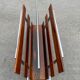 Porte-revue en bois de rose chrome