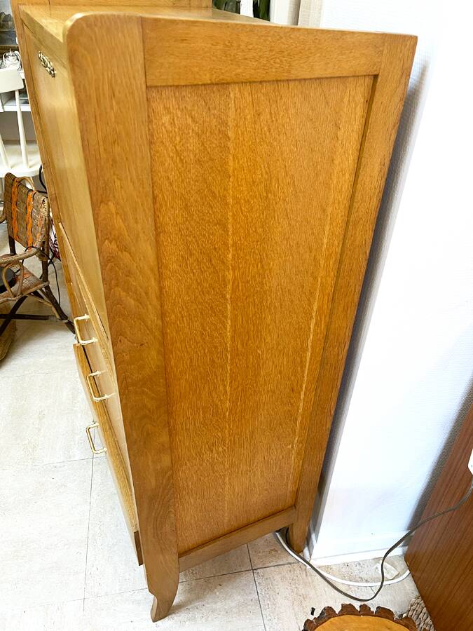 Vintage secretary with compass feet, 1960