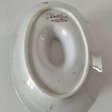 Rare old vegetable dish – Saint-Amand Hamage – English red ironstone