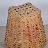 Woven bamboo basket