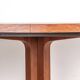 Very large Danish dining table in teak, oval and extendable, Dyrlund.