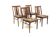Set de 4 chaises scandinave en palissandre, Suède, 1960