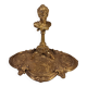An antique bronze cigar lighter.