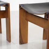 Set of 6 "Monk" Chairs by Afra & Tobia Scarpa for Molteni 70's