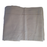 Cotton sheet with days and hand-embroidered monogram.