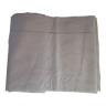 Drap en coton avec jours et monogramme brodé main.