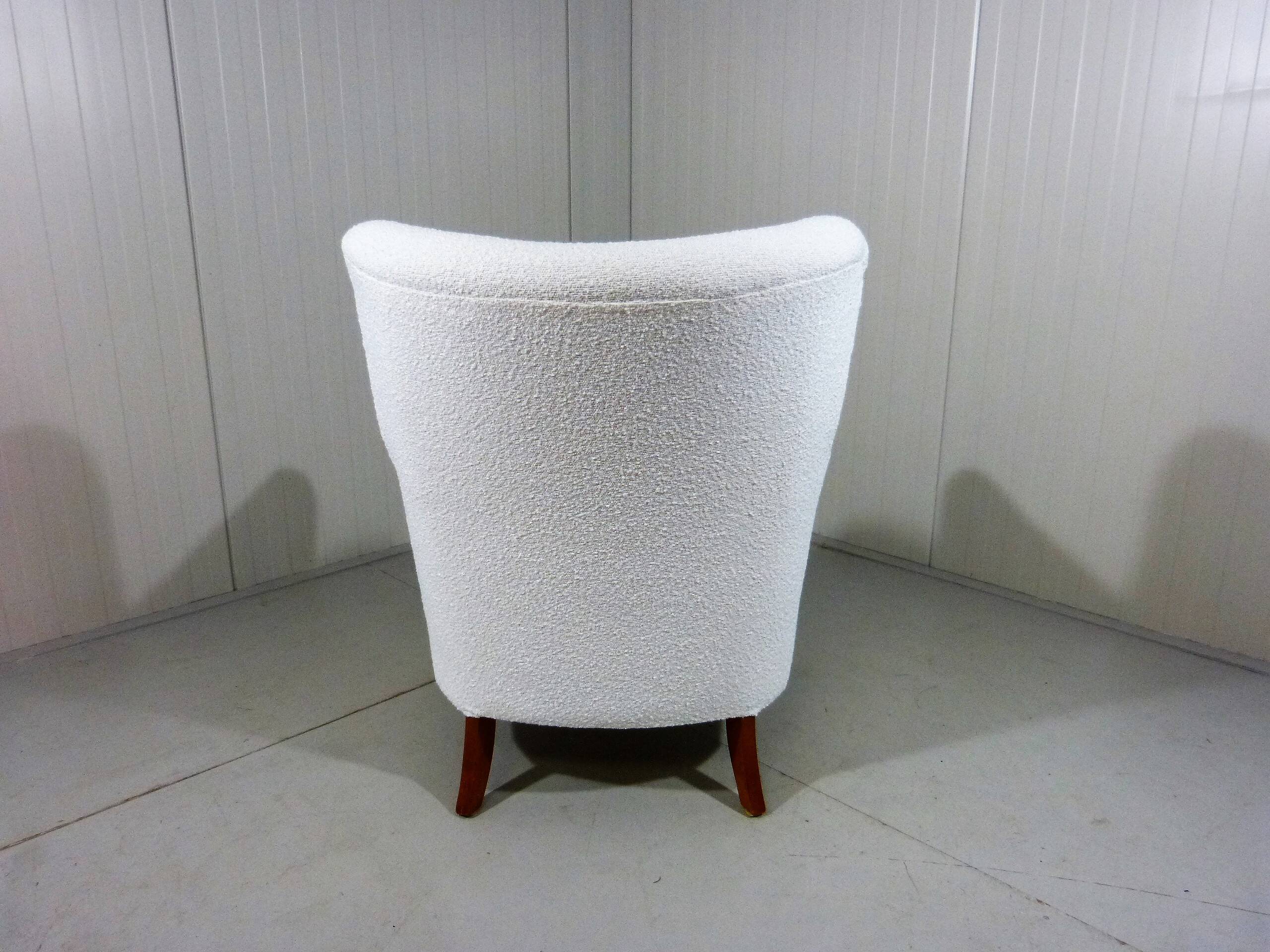 Boucle armchair lounge chair Sweden, 1950’s