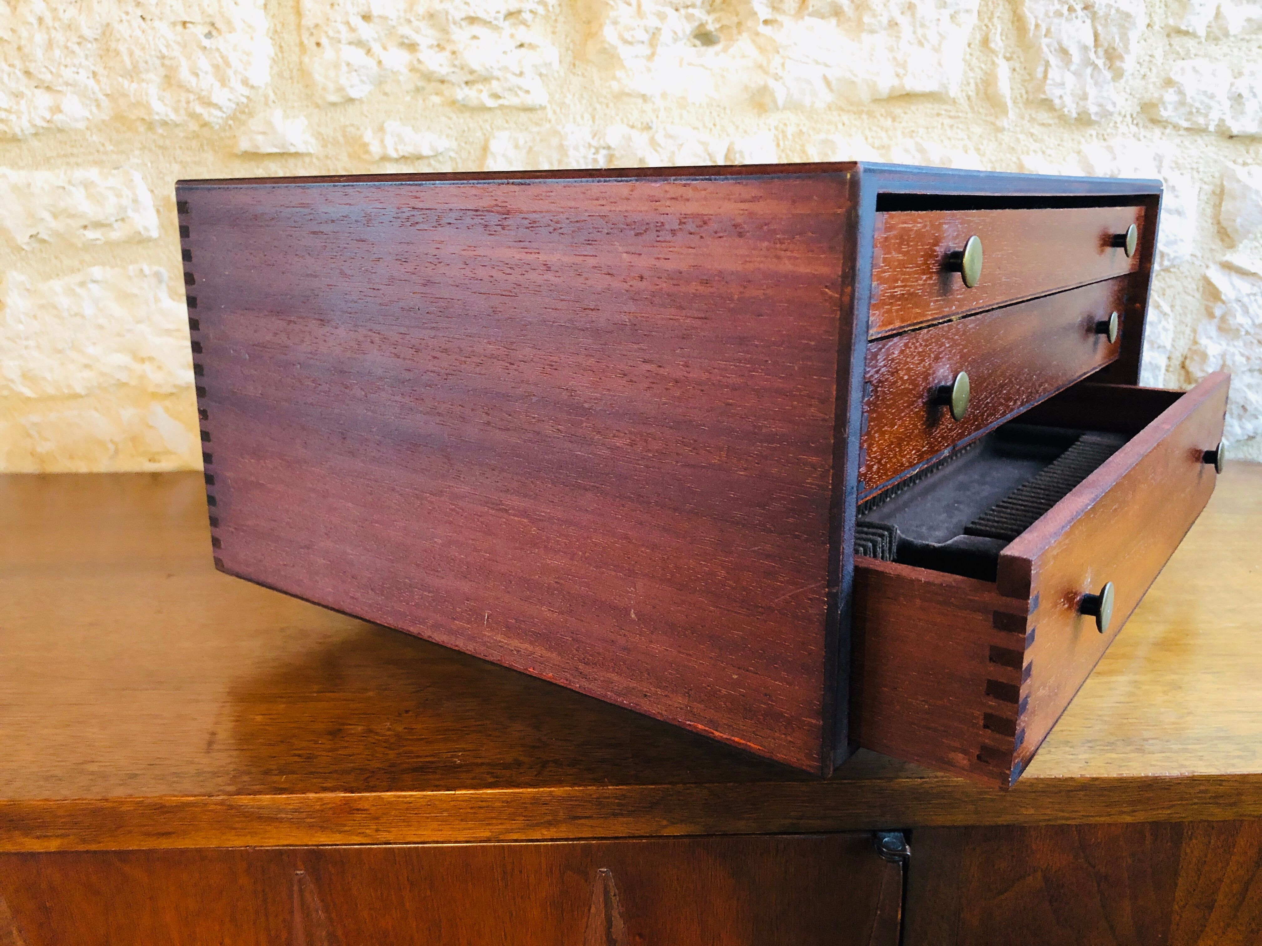 Storage box has vintage covers, 50s