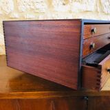 Storage box has vintage covers, 50s