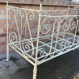 Wrought iron cot