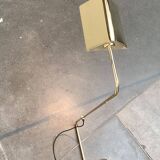 Mid-century floor lamp with counterweight in brass, 1960s