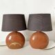 Paire de lampes de chevet