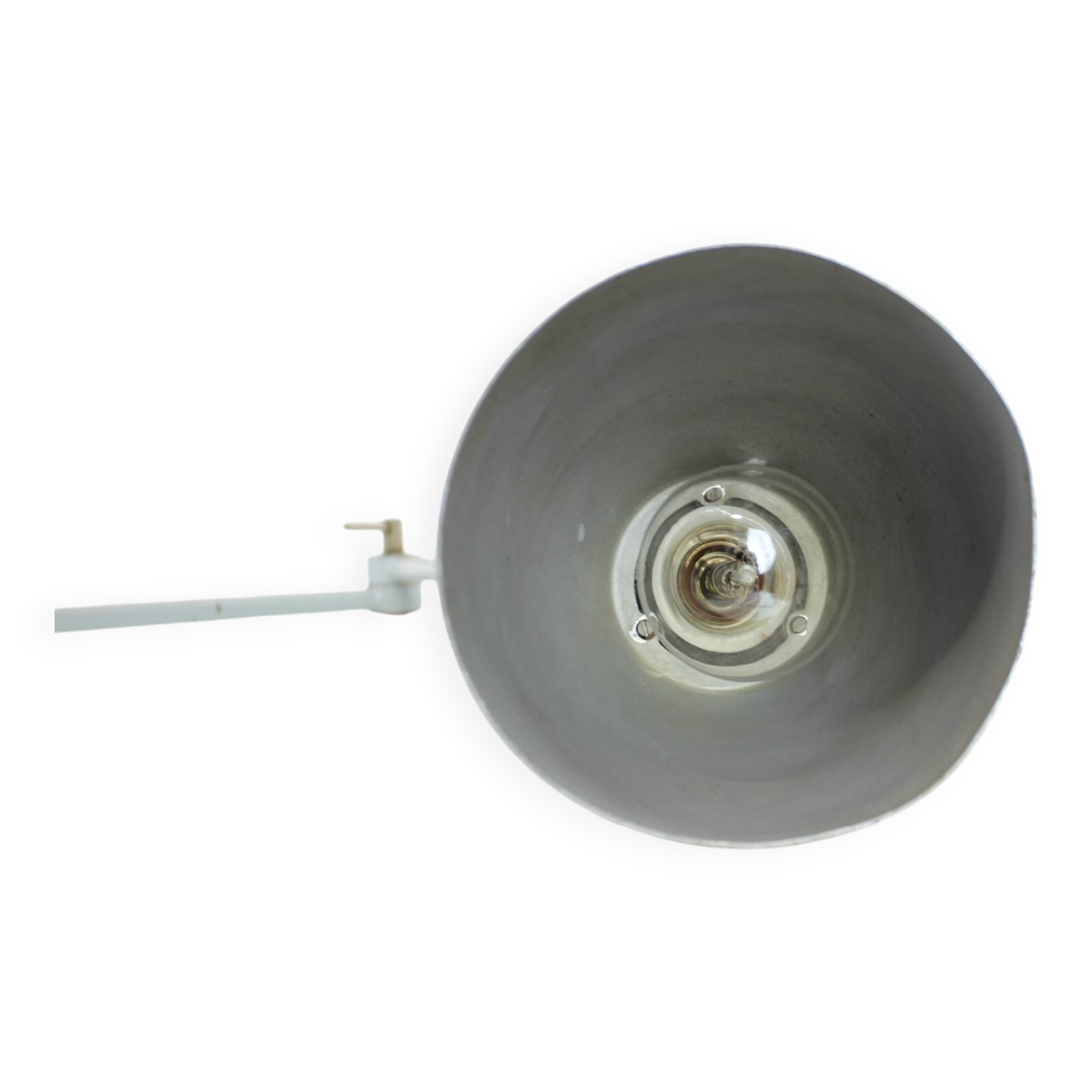 Adjustable Industrial Wall/Table Lamp, 1950's, Czechoslovakia