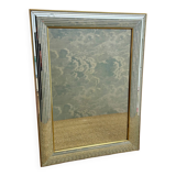 Glamorous wall mirror with faceted frame by Deknudt, Belgium, 1980s (Model 2024.311)
