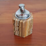 Old table lighter in onyx