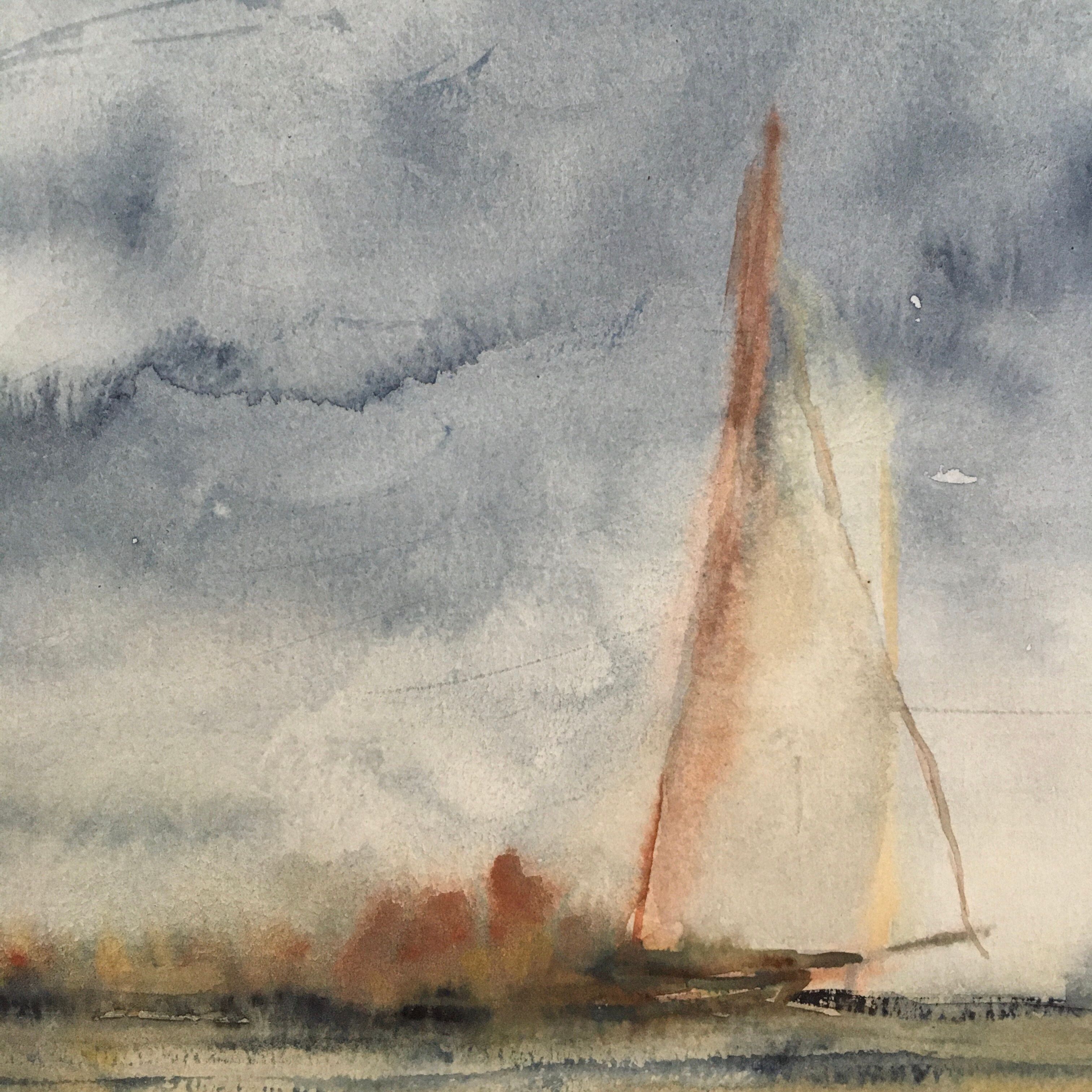 Abstract marinated watercolor