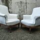 Paire de fauteuils Louis XVI