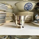 Silver-plated metal milk jug