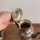 Antique Coffee Pot Teapot Louis XV Silver-Plated Metal 20th Century Coffee Set