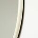 Miroir rond années 1960 vintage inda italie plastique blanc 46cm