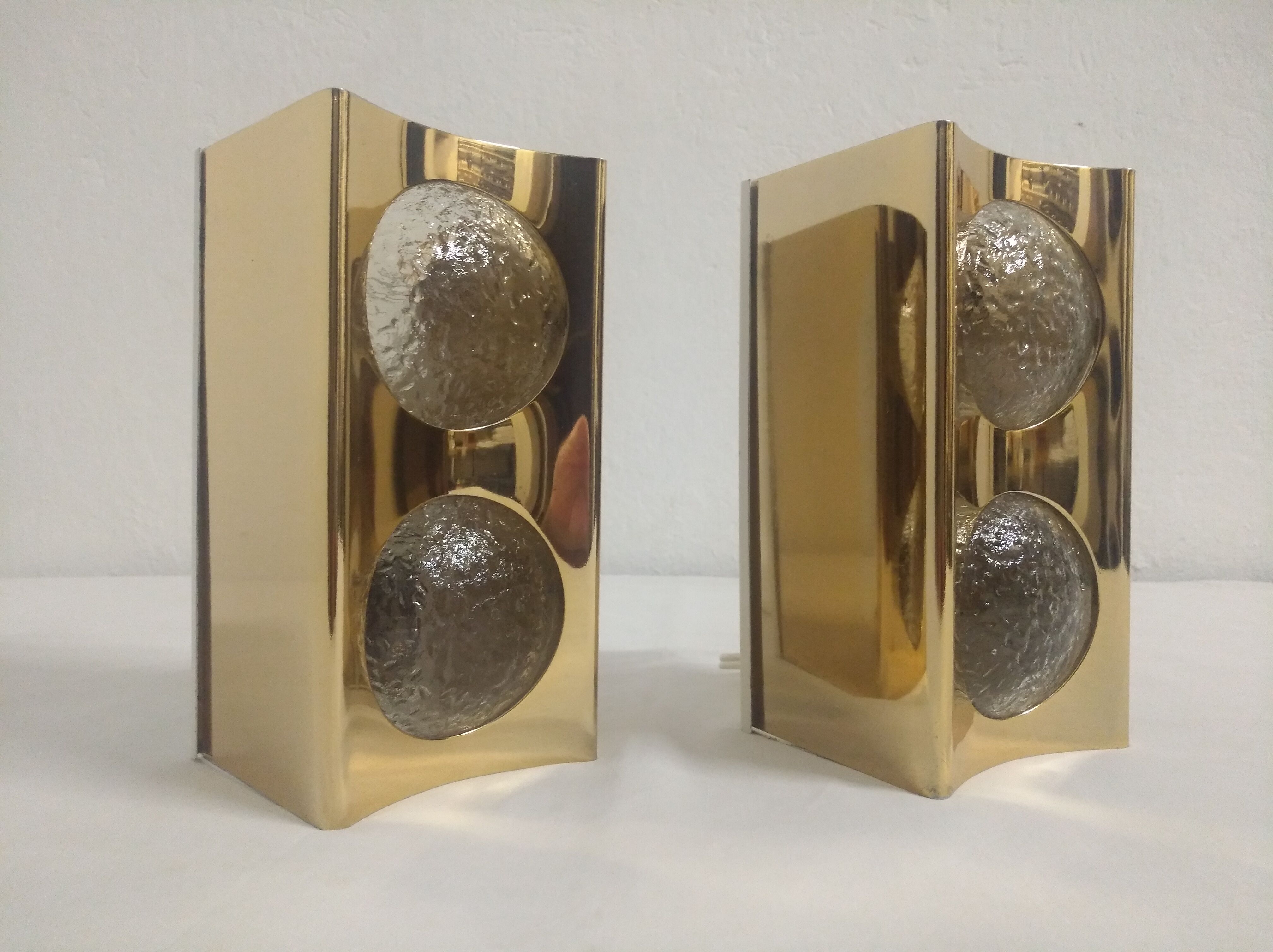 Pair of wall sconce 70s