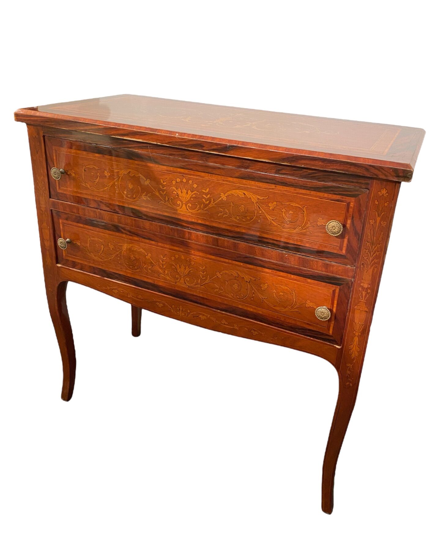 Italian chest of drawers 2 drawers - 70s