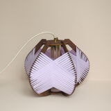 Woven lilac lamp to hang