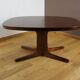 Table Ovale & Pied Central Vintage Année 1960 / 1970