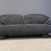 Velvet sofa by Saporiti Italia, 1980s