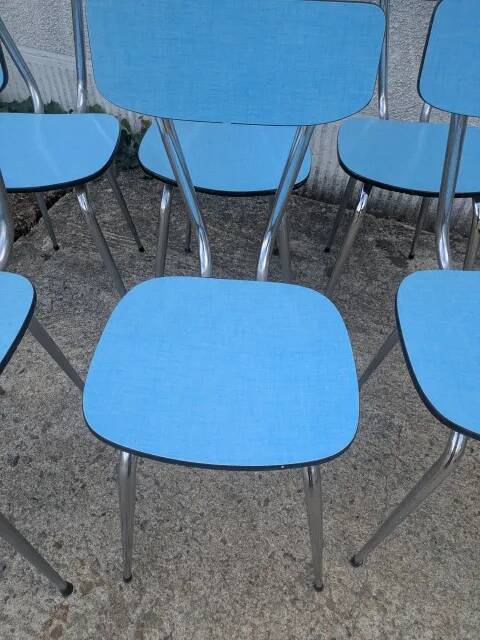 Pair of formica chairs