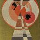 Large original kinetic tapestry OPart. France, 1970s