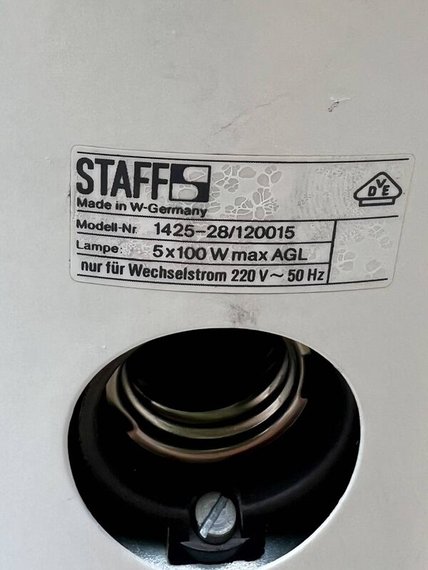 1 Lampadaire Tulipe Lampe Staff Leuchten Mètal /Dorèe - Laiton 1960/70s