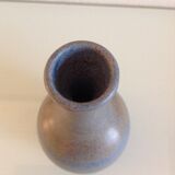 Vase soliflore en ceramique grise et bleue par KHL vintage années 60-70
