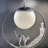 Ceiling chandelier year 50 - Moonlight cat