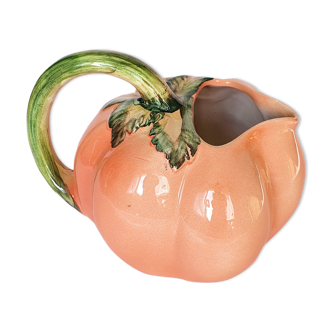 Pichet en barbotine Tomate