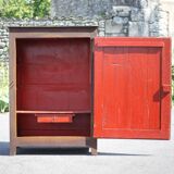 Antique 1-door cabinet, wooden storage cabinet, jam maker, cabinet, small cabinet, interior decor