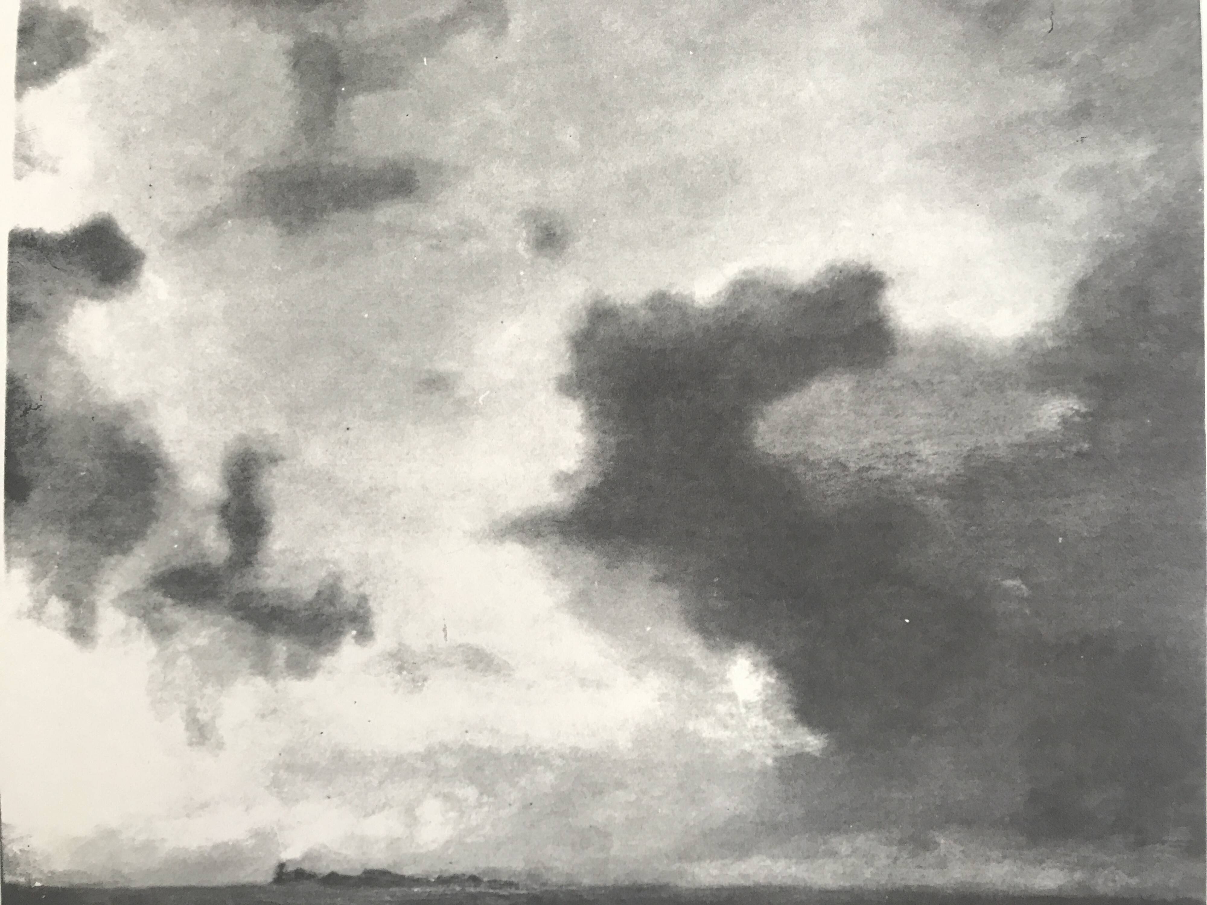 Maud sumner “skies and deserts” / galerie jacques massol, 1975. original poster