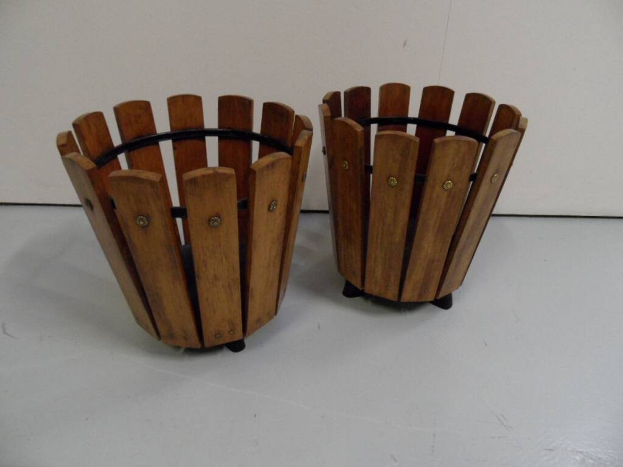 Vintage wooden plant boxes 1950's
