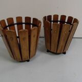 Vintage wooden plant boxes 1950's